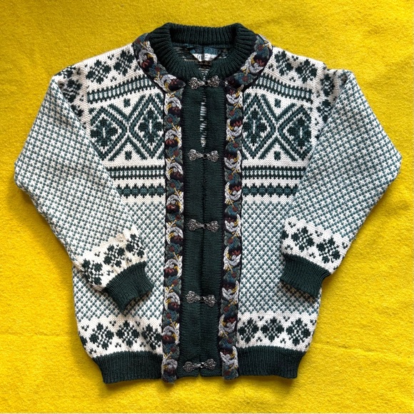 Dale of Norway Wool Cardigan Sweater sz 40 - Picture 1 of 8